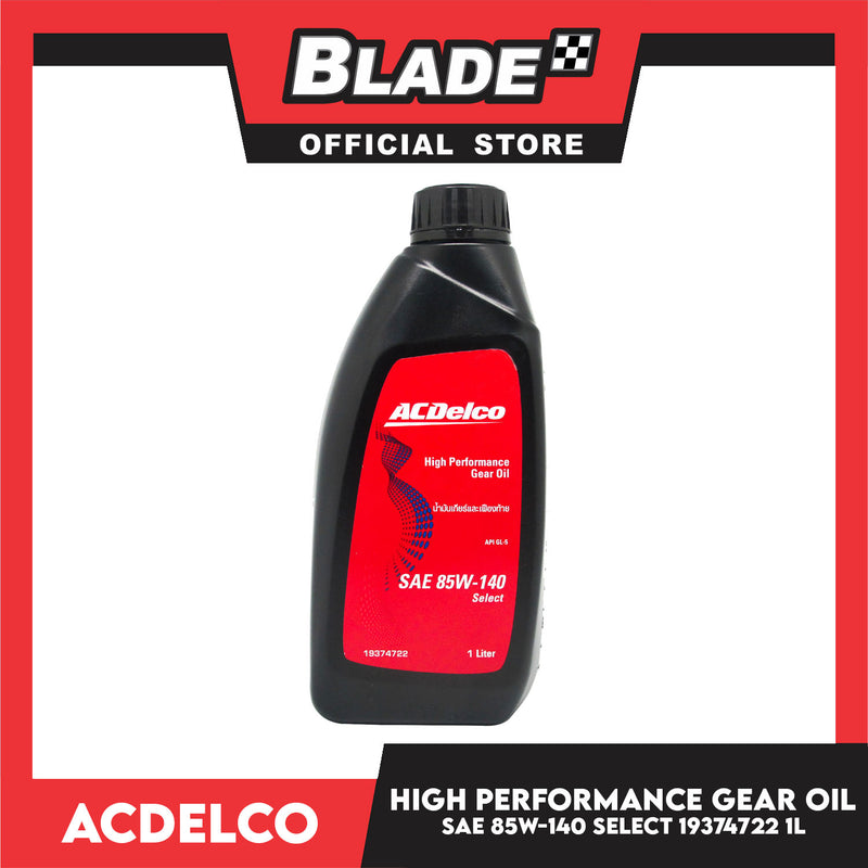 ACDelco High Performance Gear Oil API Gl-5 SAE 85W-140 Select 19374722 1 Liter