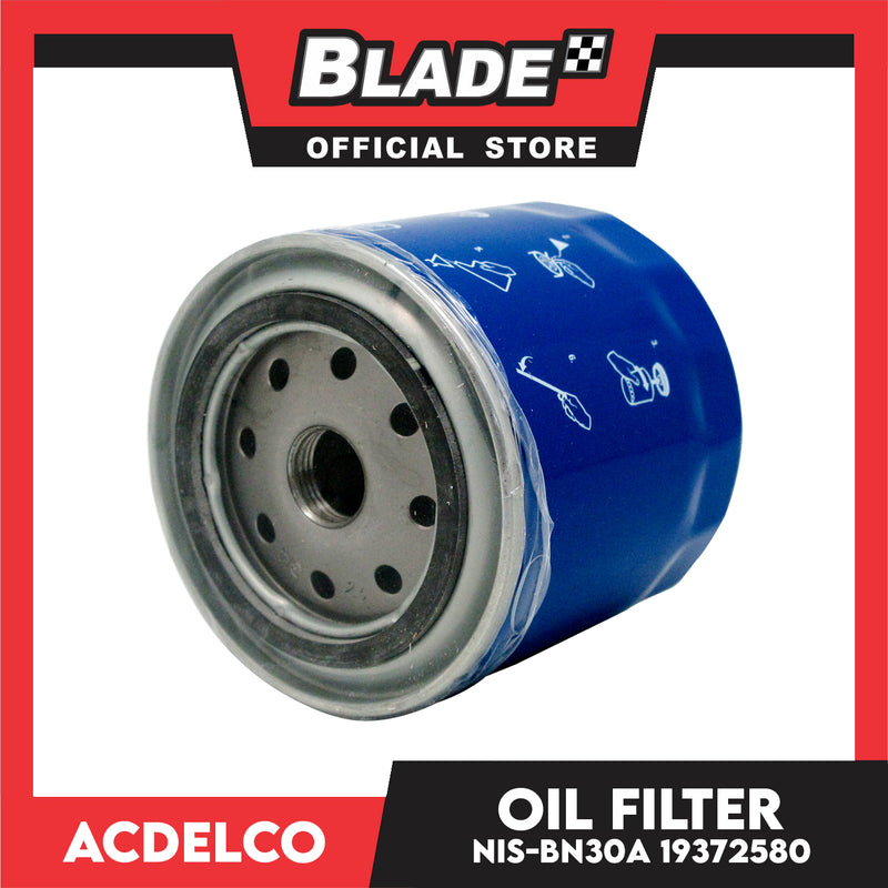 ACDelco Oil Filter NIS-BN30A 19372580 for Nissan Navara, Nissan NP300 and Nissan NV350 Urvan