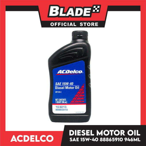 ACDelco Diesel Motor Oil API CK-4 SAE 15W-40 88865910 946ml