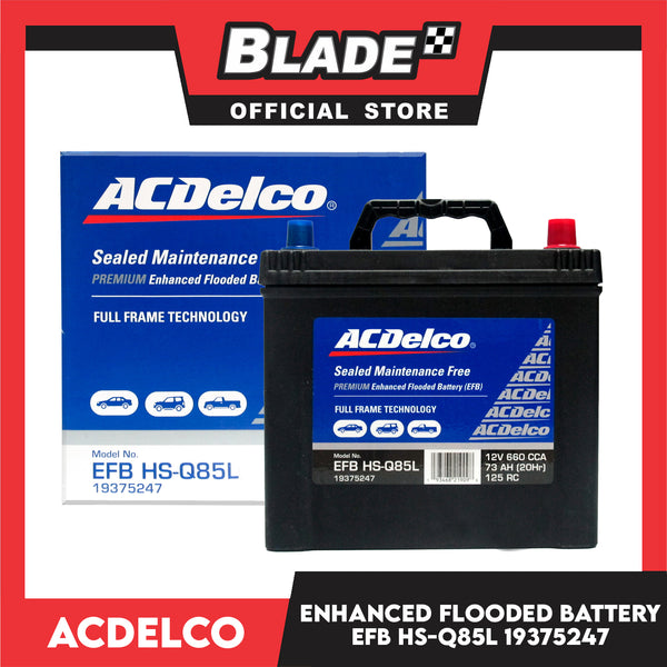 ACDelco Sealed Maintenance Free Premium Enhance Flooded Battery EFB HS-Q85L 19375247 Full Frame Technology