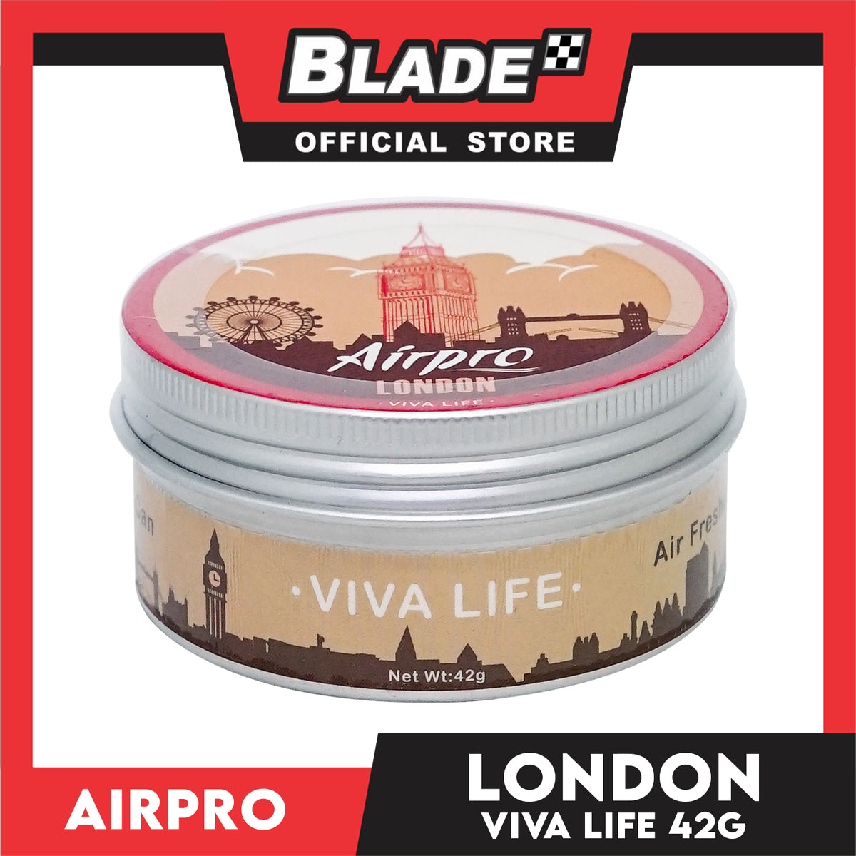 Airpro Air Freshener Organic Can London 42g