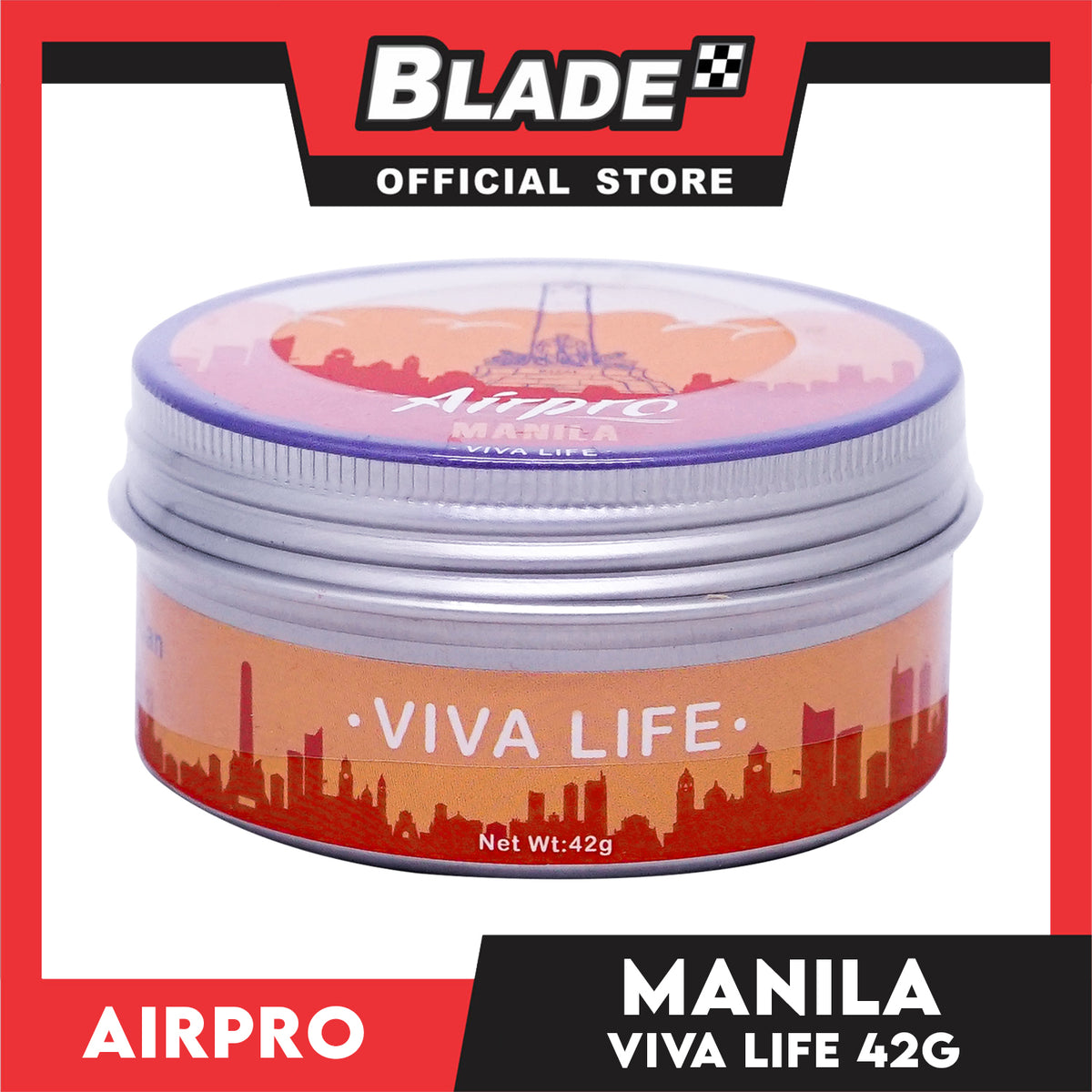 Airpro Air Freshener Organic Can Manila 42g