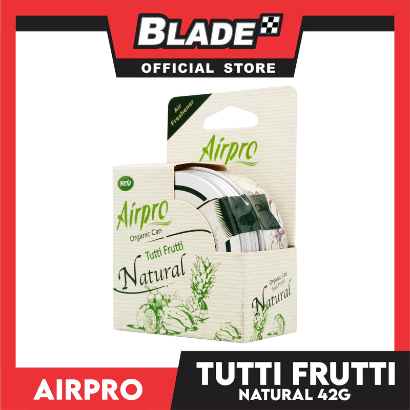 Airpro Air Freshener Organic Can Tutti Frutti Natural 42g