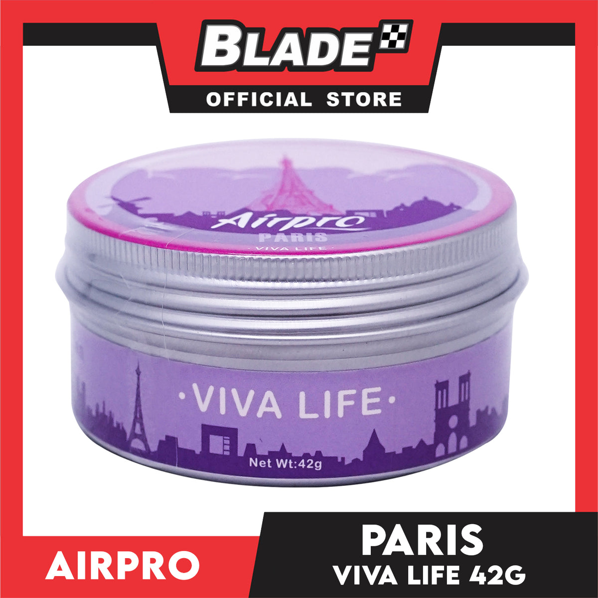 Airpro Air Freshener Organic Can Paris 42g