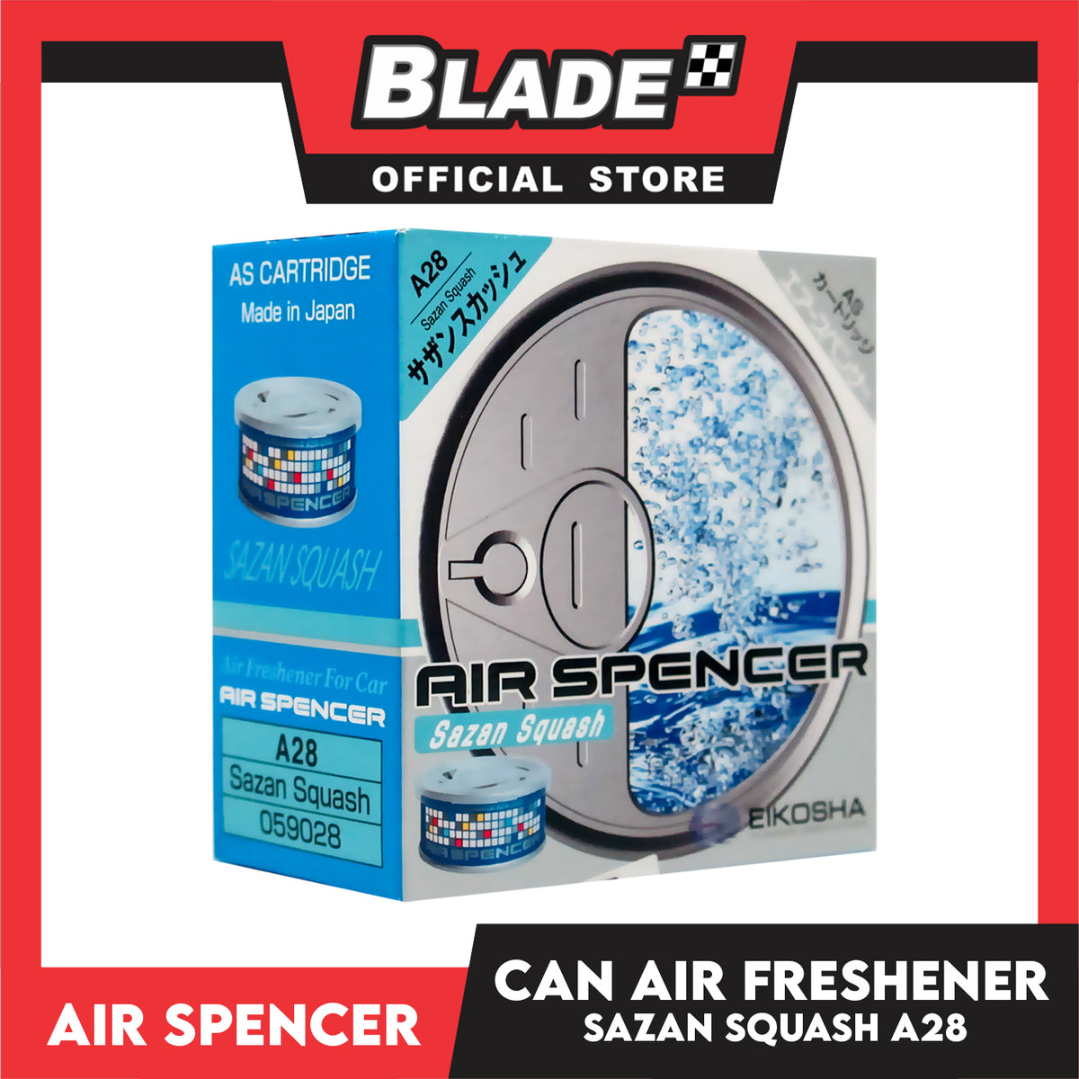 Air Spencer Eikosha Car Air Freshener Cartridge A28 (Sazan Squash)