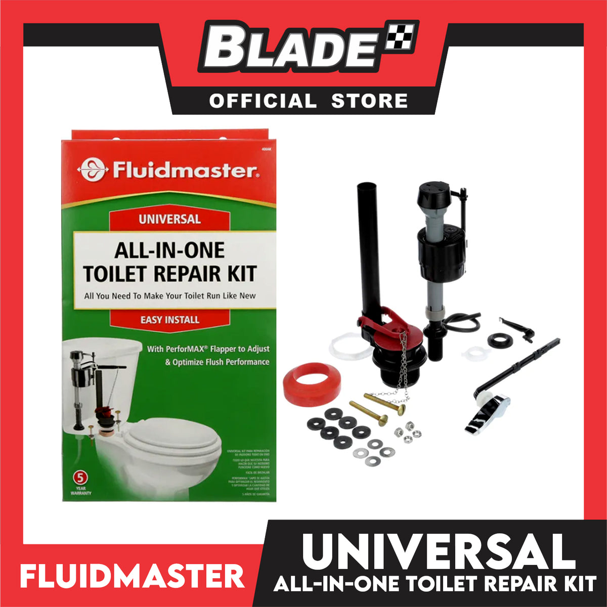 Fluidmaster Universal All-in-One Toilet Repair Kit 400AK