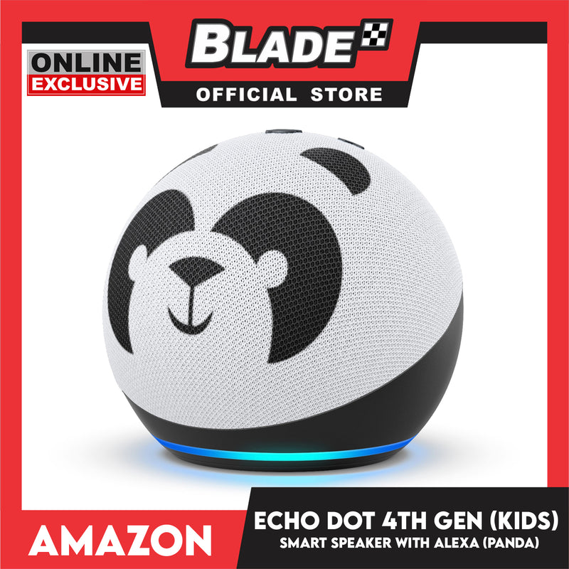 Amazon Echo Dot 4th Gen. (Kids) Designed For Kids, with Parental Controls (Panda)