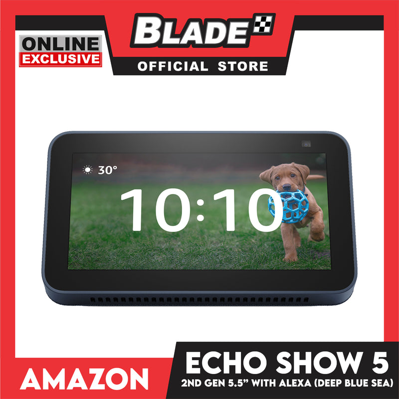  Echo Show 10 (3rd Gen)  Charcoal with Blink Mini Indoor Smart  Security Camera, 1080 HD with Motion Detection :  Devices &  Accessories