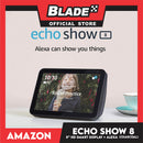 Amazon Echo Show 8 HD Smart Display & Stereo Sound with Alexa (Charcoal)