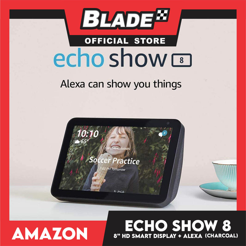 Echo Show 10 (3rd Gen) | HD smart display with premium sound, motion and  Alexa | Charcoal