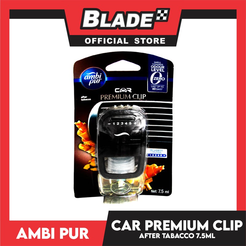 Ambipur Car Air freshener Premium Clip After Tabacco 7.5 ml –