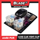 Ambi Pur Luxe Car Vent Clip with Extra Refill 7.5ml x 2 Lavander Spring