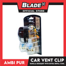 Ambi Pur Luxe Car Vent Clip with Extra Refill 7.5ml x 2 Vanilla Bouquet