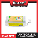 Play Pets Shampoo and Conditioner 1000ml (Anti-Gale Anti-Mange) For All Types Of Dogs And Cats