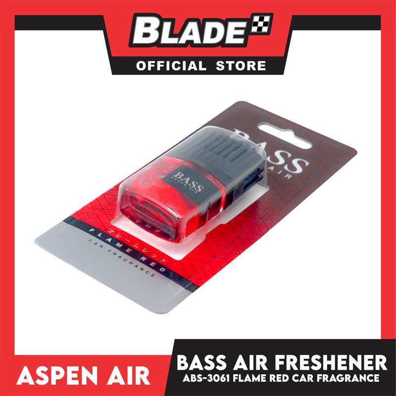 Aspen Air Car Air Freshener Bass ABS-3061 Flame Red Car Fragrance