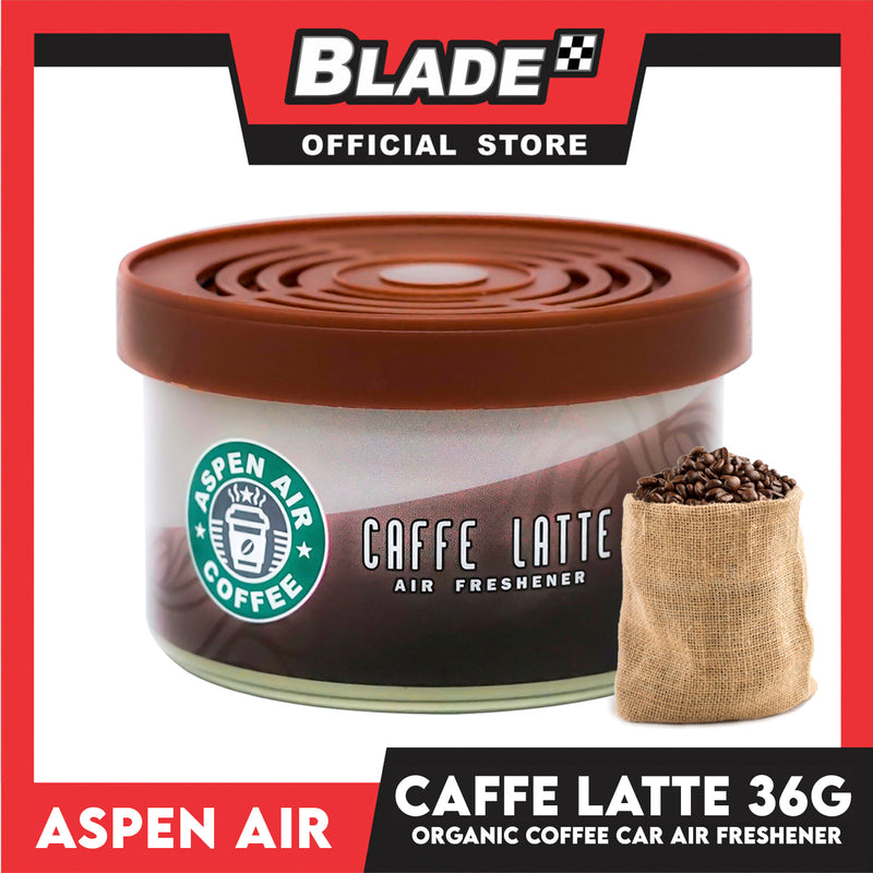Aspen Air Car Air Freshener Organic Coffee 36g- Different Coffee Flavors