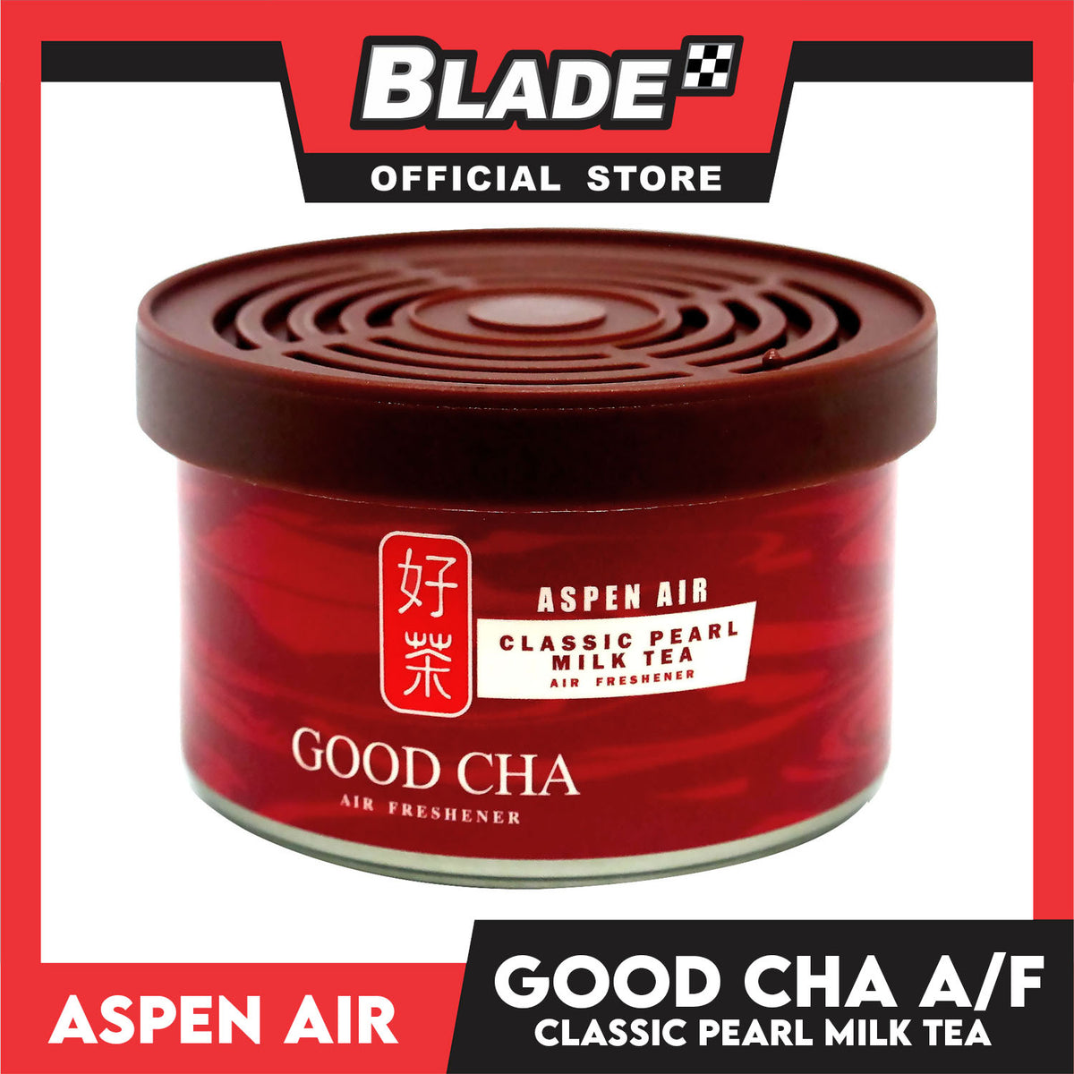 Aspen Air Car Air Freshener Good Cha Classic Pearl Milk Tea