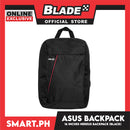 Asus Nereus Backpack Fits 16 Inches Laptop And Provide Comfortable Carry (Black) Perfect For All Day Use