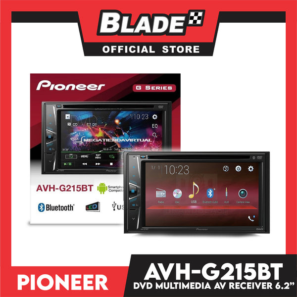 Pioneer 6.2 In-Dash 2Din Media Receiver AVH-G215BT