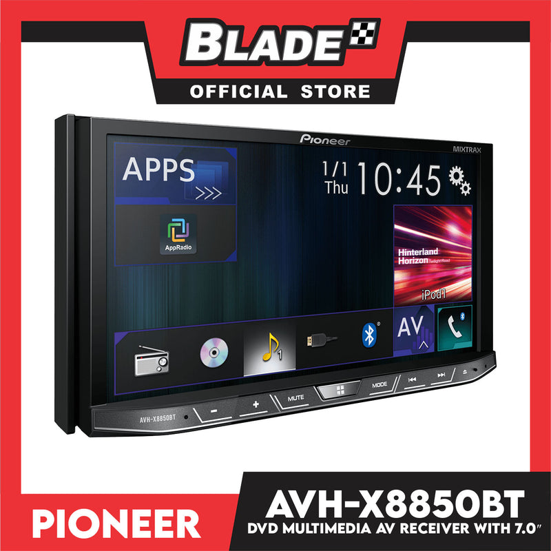 Pioneer AVH-X8850BT 7 2-Din DVD, CD, Dual USB, SD, BT, Apple Car Play, MIXTRAX
