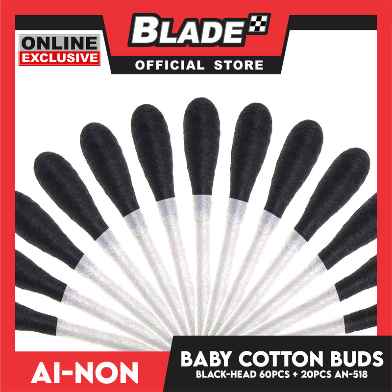 Ainon Baby Cotton Buds Black-Head 60pcs AN-518