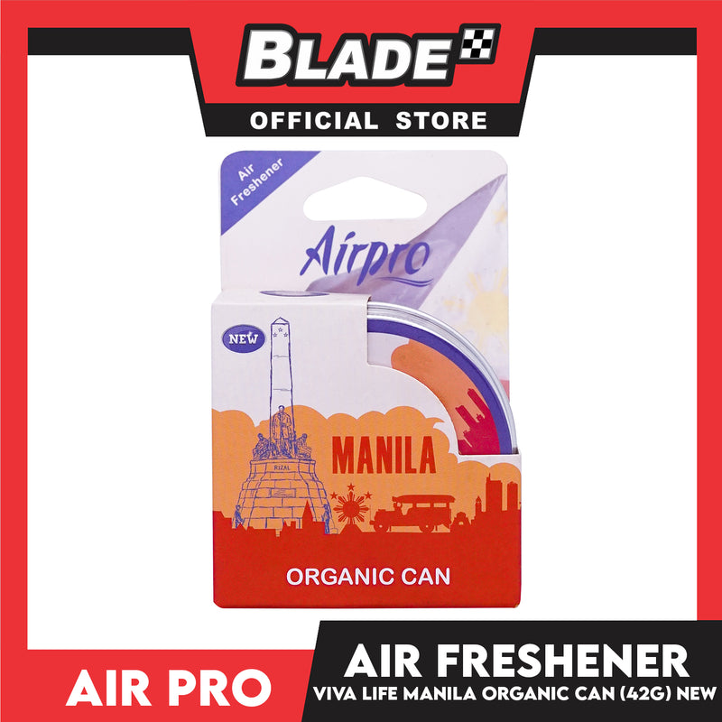 Airpro Air Freshener Organic Can Manila 42g