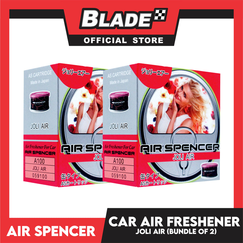 2pcs Air Spencer Car Air Freshener with 1pc Holder (Joli Air) Heavy Duty, Last Long