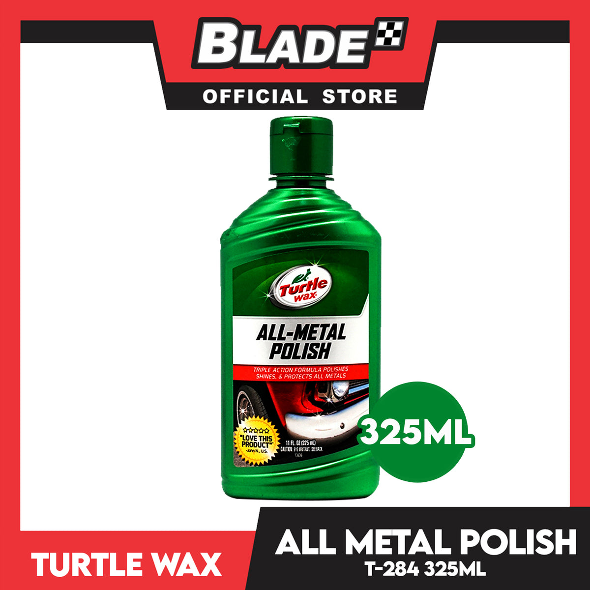 Turtle Wax Renew Rx T-284 Premium All Metal Polish 325ml