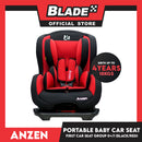 Anzen Portable Child Safety Car Seat Convertible Car Seat, First Car Seat Group 0+/1 (Black/Red) Suitable for Infant, Children Birth up to 4 Years