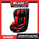 Anzen Child Car Seat Complete Safety ISOFIX Support Group 1, 2 & 3 (Black/Red)- Baby Car Seat, Infant Car Seat