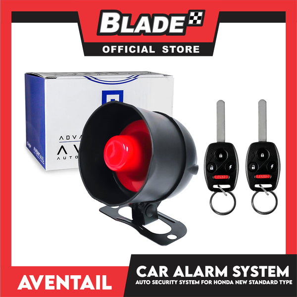 Aventail Car Alarm System Auto Security For Honda Standard Flip Type, Vehicle Alarm Security Protection System