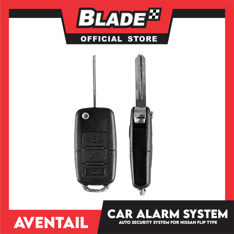 Aventail Car Alarm System Auto Security For Nissan Flip Type, Vehicle Alarm Security Protection System