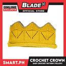 Baby Boy Crochet King Crown Pattern (Yellow)