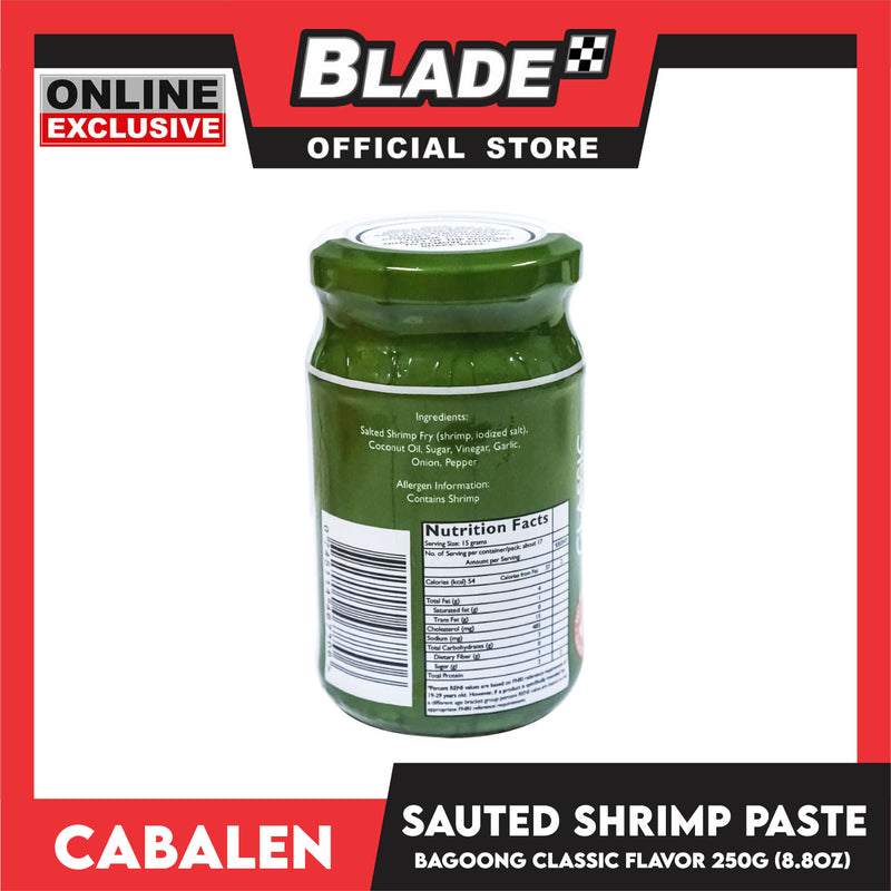 Cabalen Bagoong Sauteed Shrimp Paste 250g (Classic)