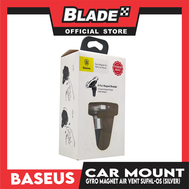 Baseus Car Mount Gyro Magnet Air Vent SUFHL-OS (Silver)