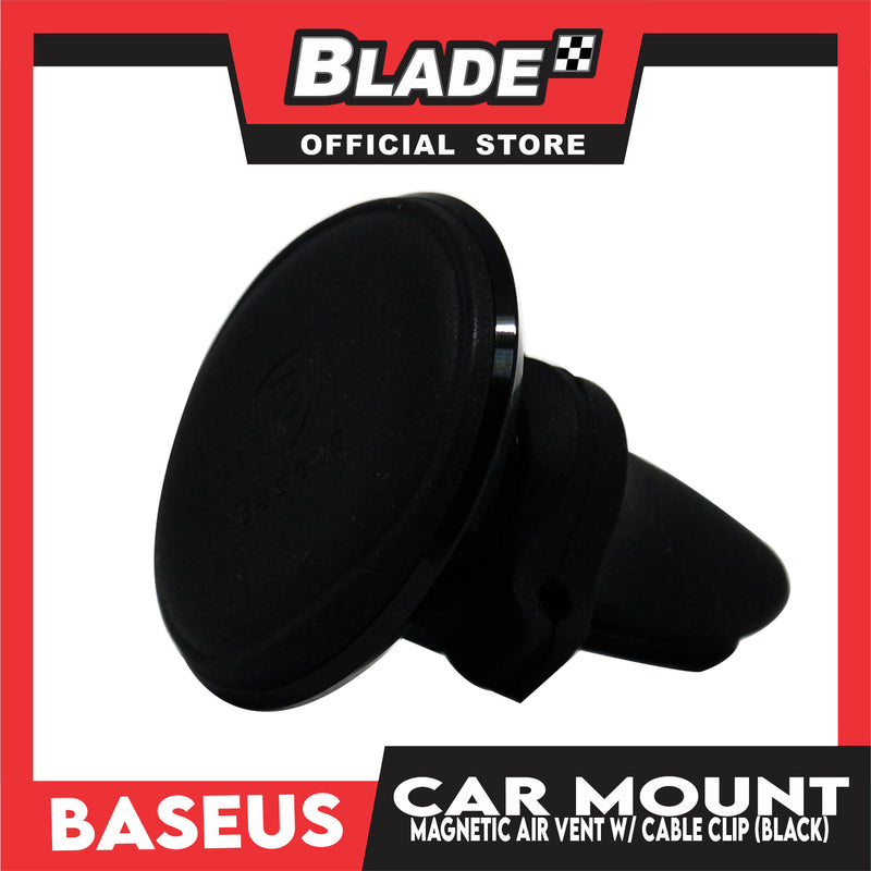 Baseus Car Mount Holder Magnetic Air Vent with Cable Clip SUGX-AO1 (Black)