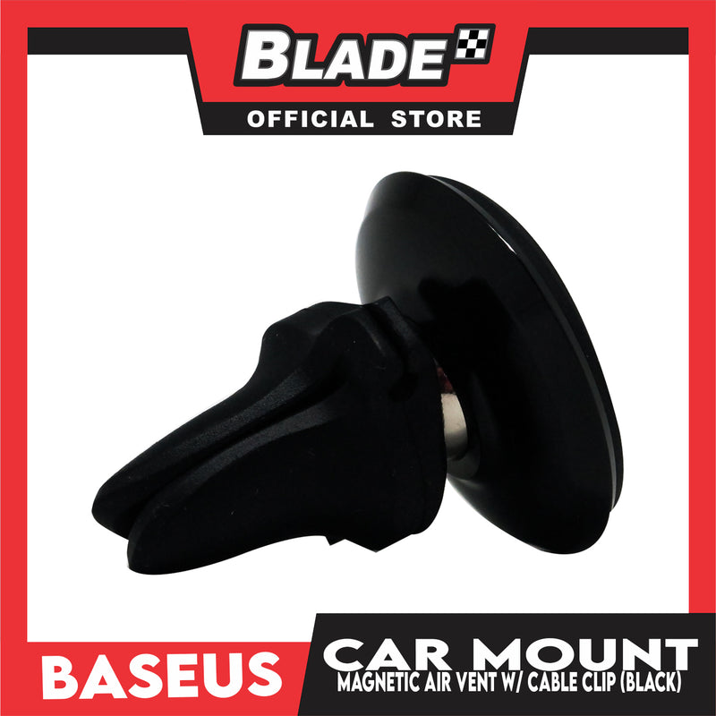 Baseus Car Mount Holder Magnetic Air Vent with Cable Clip SUGX-AO1 (Black)