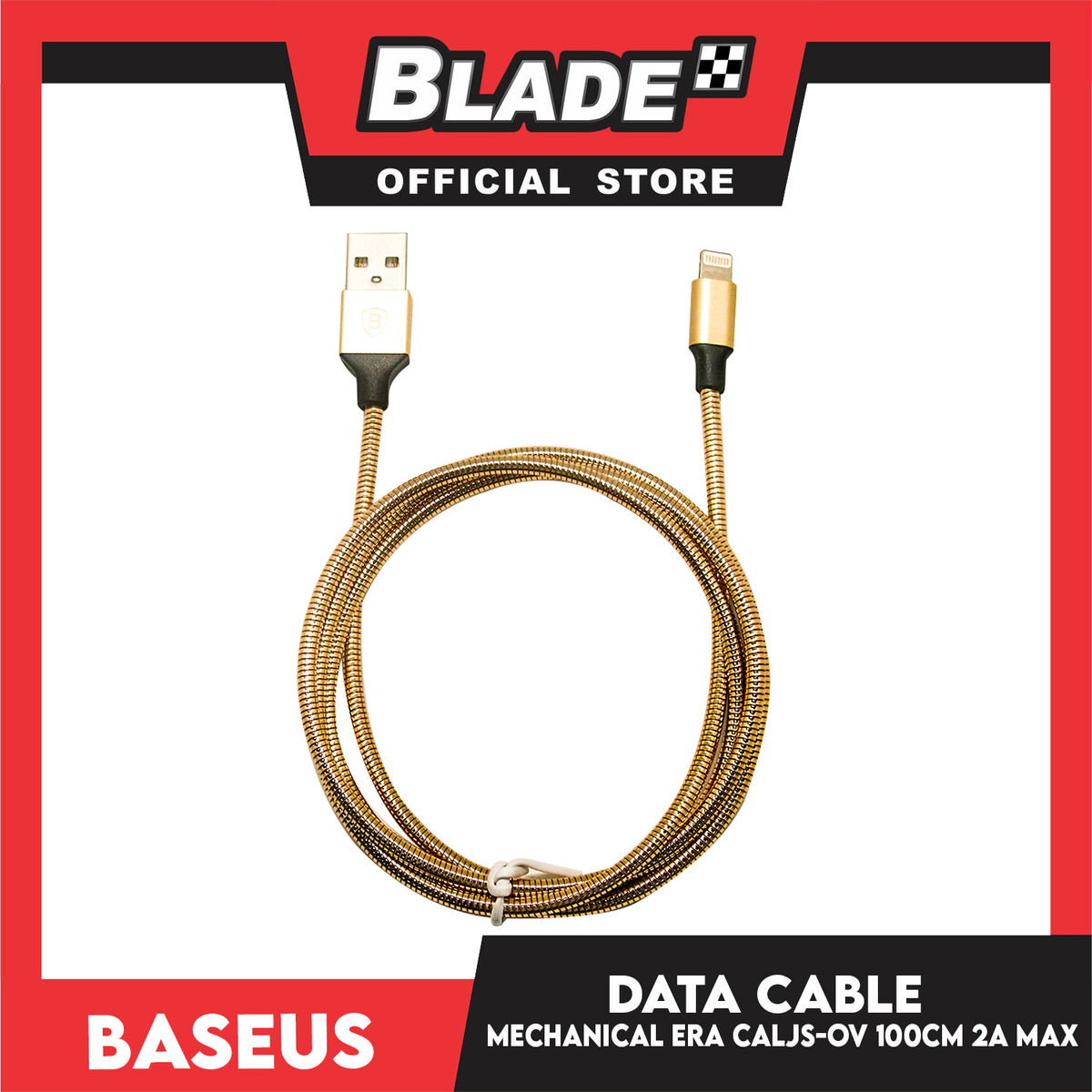Baseus Data Cable Mechanical Era Metal Fabricating CALJS-OV IP 100cm 2.0A
