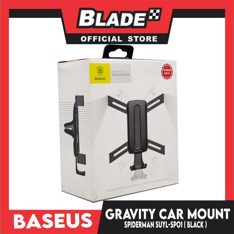 Baseus Gravity Air Vent Car Mount Phone Holder Spider Style SUYL-SPO1 (Black) Car Vent Mount