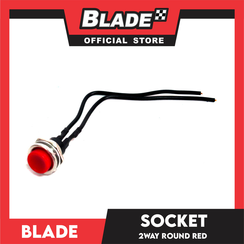 Blade 2-Way Round Switch (Red/Silver)