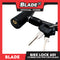 Blade Bike Lock 601 Cylinder Lock with 2 Keys (Black)