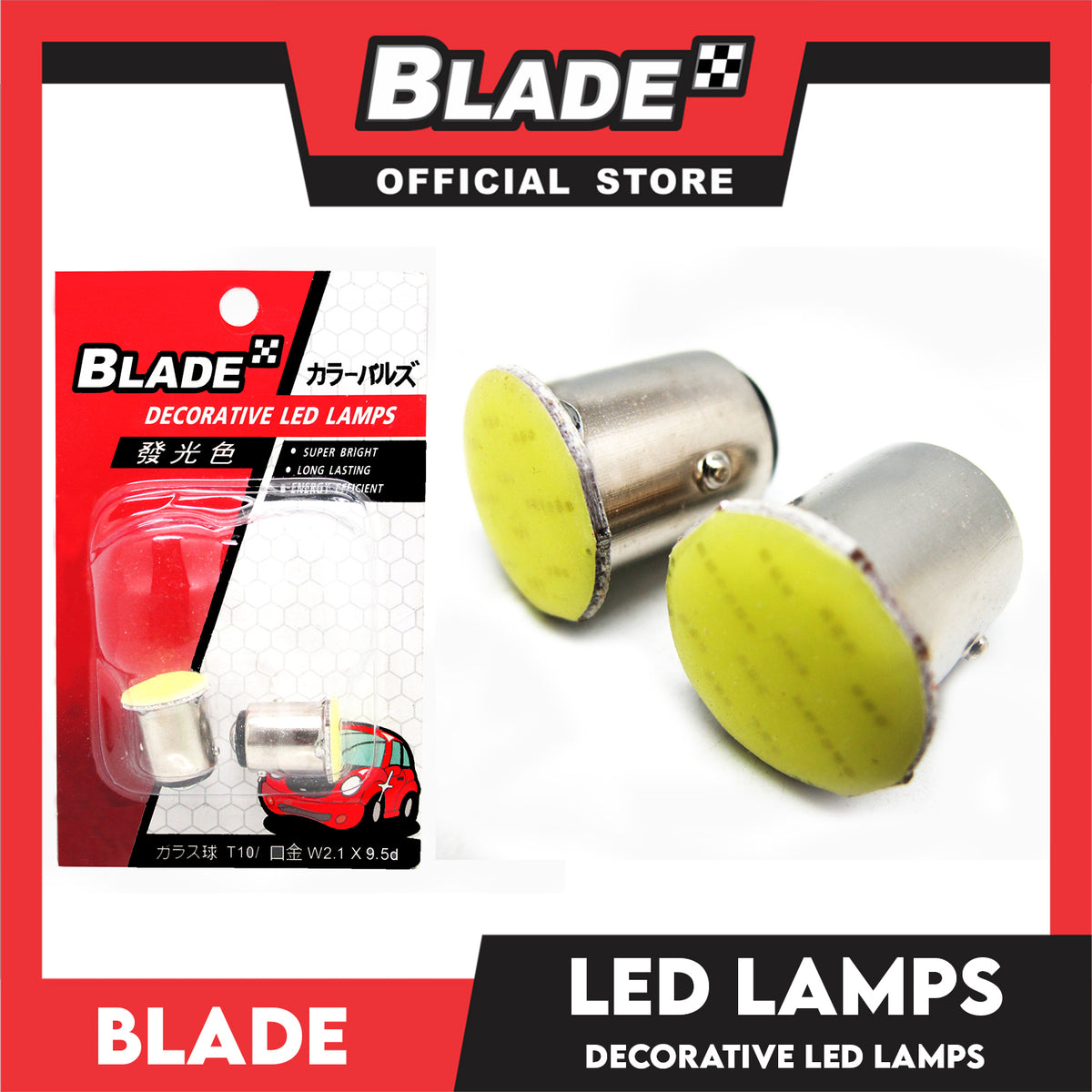 Blade LED Bulb COB S25 Decorative Double Contact (White)