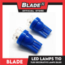 Blade Decorative LED Lamps (Set of 2) T10-7LED 12V (Blue)