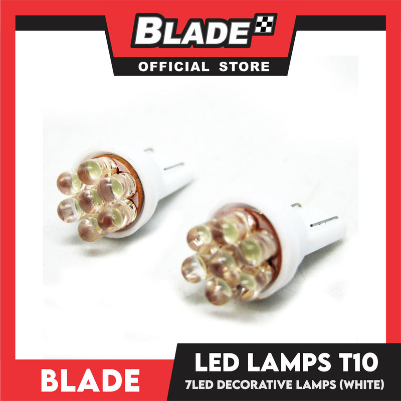 Blade Decorative LED Lamps T10-7LED 12V (White)