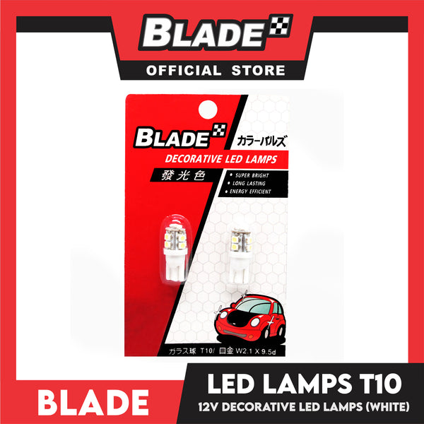 Blade LED Lamp T10 12V White (Set of 2)