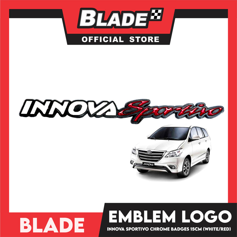 Auto Car Emblem Logo Chrome Badge Sticker Decals with 3M Adhesive for Innova 15cm (Innova Sportivo)