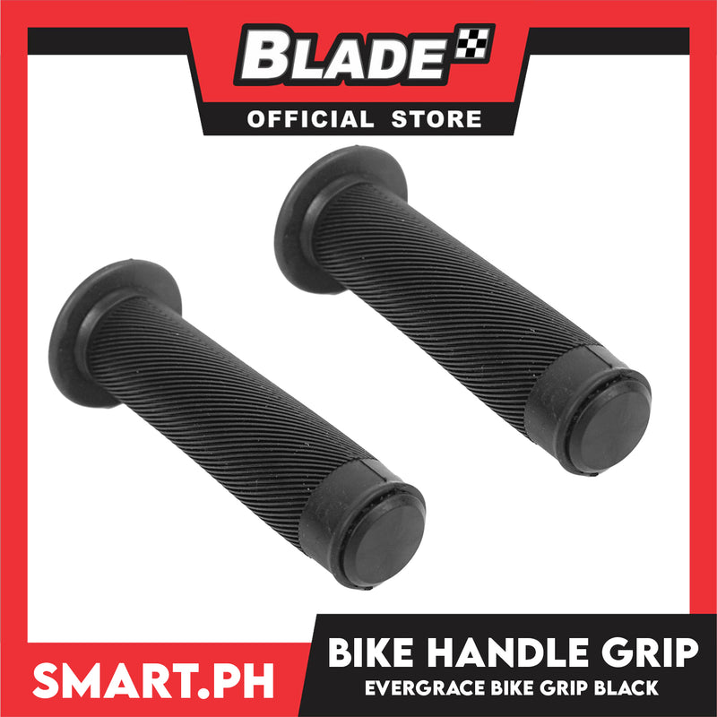 Bicycle DBS Everace Handle Grip (Black-Orange) Comfortable Handlebar Rubber, Non-Slip