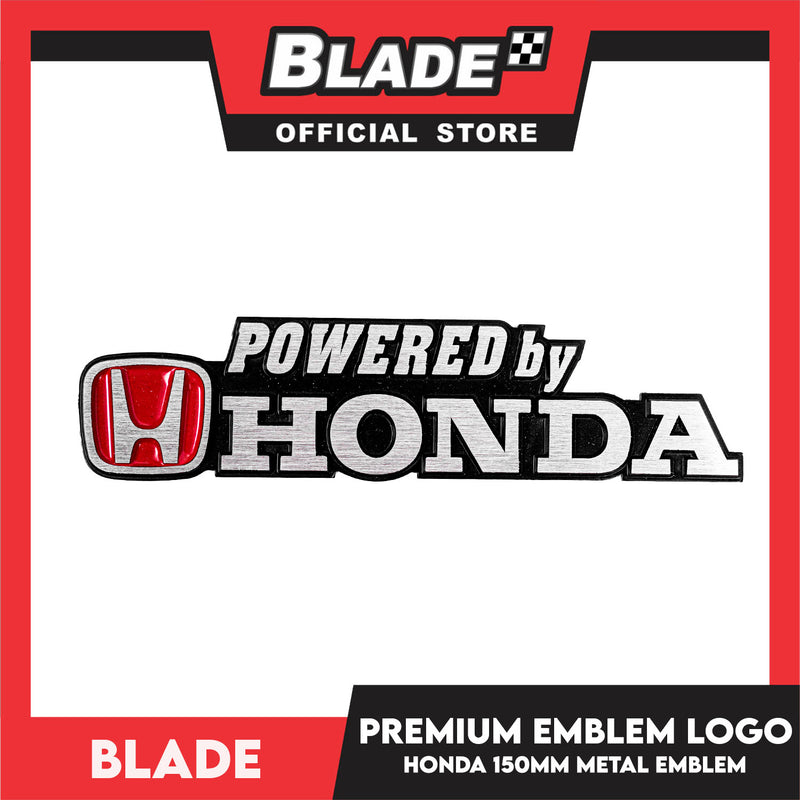 Auto Car Emblem Premium Logo Badge Sticker Decals for Honda Civic CRV Jazz (Powered by Honda Logo) Metal Emblem