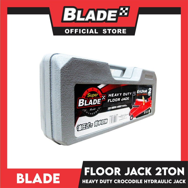 Blade Heavy Duty Floor Jack 2 Ton (Red) for Toyota, Mitsubishi, Honda, Hyundai, Ford, Nissan, Suzuki, Isuzu, Kia, MG and more