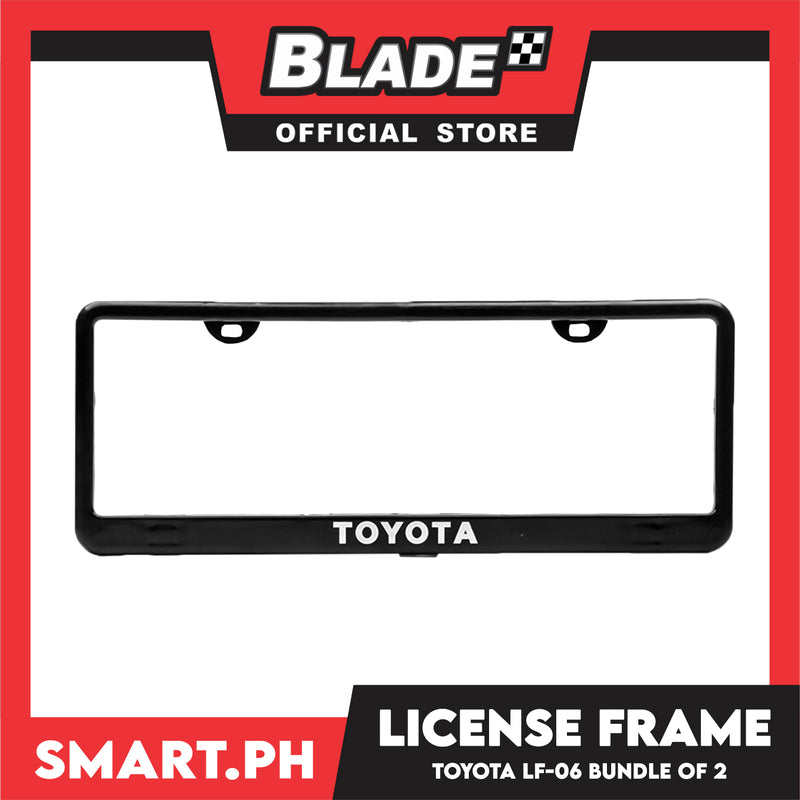 2pcs Blade License Frame Toyota LF-06